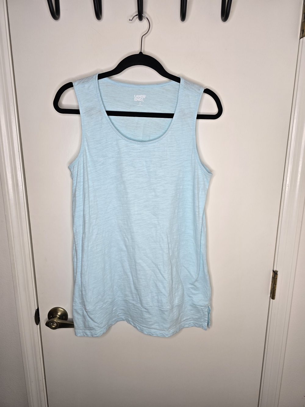 Lands' End Women's Light Blue Tank Top